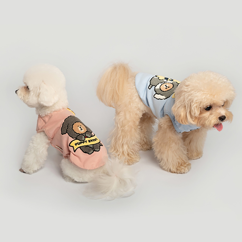 【LINE FRIENDS】Puppy系列寵物背心服飾(兩款任選)✿90G002